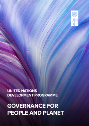Cover title reads: Governance for People and Planet