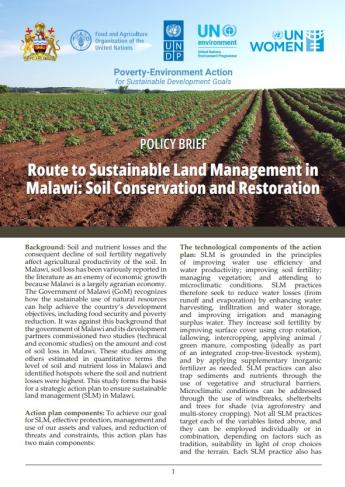Soil Conservation Policy Brief