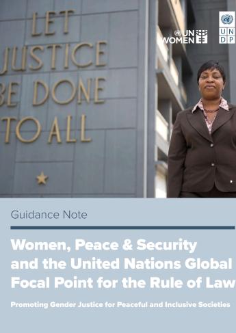 Women, peace, and security and the United Nations Global Focal Point for the Rule of Law