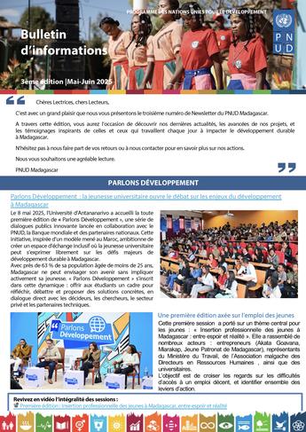 PNUD Madagascar - newsletter édition 3, mai-juin 2025