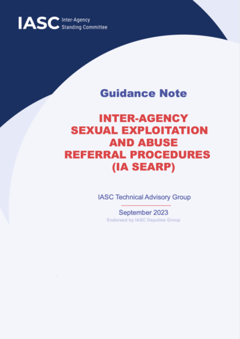 Guidance Note on inter-agency sexual exploitation and abuse procedures, September 2023.