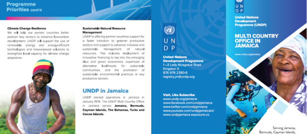 Cover of UNDP's new corporate brochure