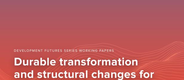 Durable transformation and structural changes for gender equality