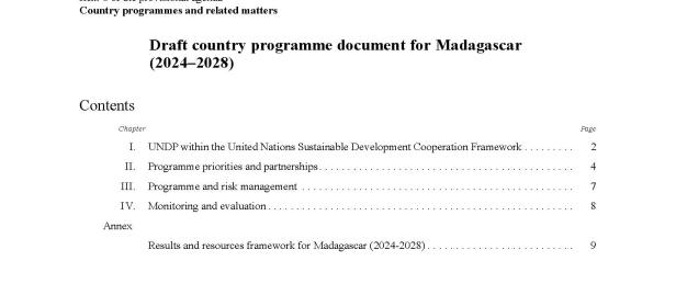 Document de programme pays 2024-2028