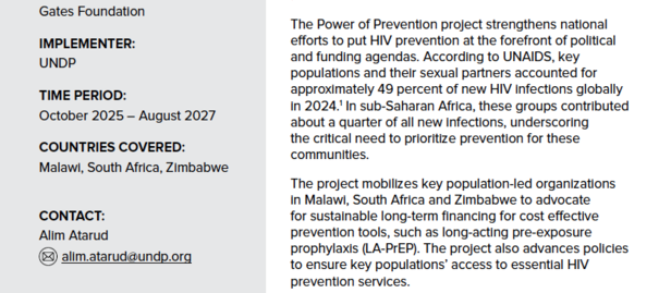 Brochure cover: blue left panel titled 'Power of Prevention' with white content; logos at top right.