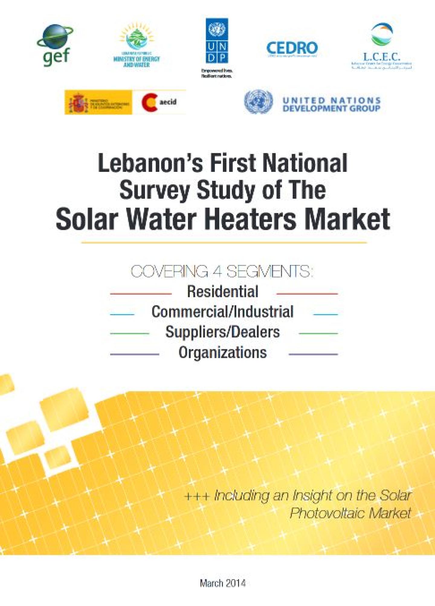 Lebanon’s First National Survey Study of The Solar Water Heaters Market United Nations