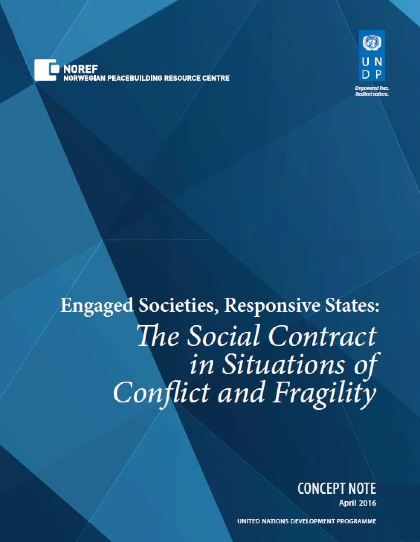 The Social Contract in Situations of Conflict and Fragility | United ...